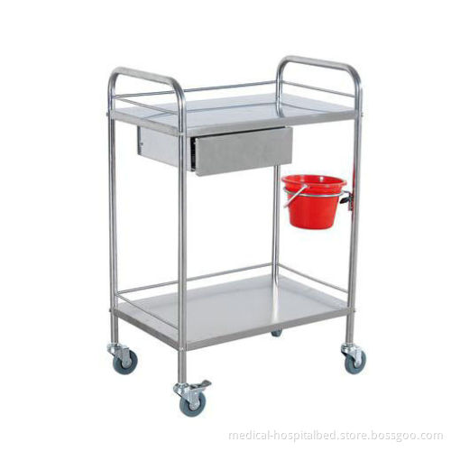 Nurse Use Medication Treatment Hand Cart , Medical Supply Carts